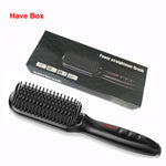 Multifunctional Hair Comb Brush Beard Straightener Hair Straighten Straightening Comb Hair Curler Quick Hair Styler For Men