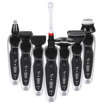 Kemei KM-8867 7 in 1 3D Electric Shaver Braun for Men Wireless Beard Trimmer Rechargeable Shaving Machine Barbeador Razor